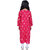 Kid Kupboard Cotton Girls Kurti, Pink, Full-Sleeves, 8-9 Years KIDS6882