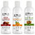 Globus Naturals Body Lotion Combo Set of 3 Kesar Chandan Vitamin C  Mix Fruit Body Lotion For NonGreasy Lightweight Body Moisturizer for Women  Men  All Skin Types