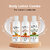 Globus Naturals Body Lotion Combo Set of 3 Vitamin C  Mix Fruit Papaya Body Lotion For NonGreasy Lightweight Body Moisturizer for Women  Men  All Skin Types