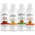 Globus Naturals Body Lotion Combo Set of 4 Kesar Chandan Vitamin C Mix Fruit Papaya Body Lotion For NonGreasy Lightweight Body Moisturizer for Women Men All Skin Types