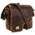 WILD HOOK Genuine Leather Messenger Bag