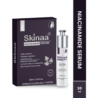 Skinaa Niacinamide Serum with Alpha Arbutin Zinc PCA for Acne Spots and Open Pores - 30ml Skinaa Niacinamide Serum with Alpha Arbutin Zinc PCA for Acne Spots and Open Pores - 30ml