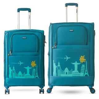 Salsa Plus 68cm 78cm - Soft Luggage Trolley Bags Combo Set 2 - Soft Spinner Wheels Check-In Size Trolley Bag Salsa Plus 68cm 78cm - Soft Luggage Trolley Bags Combo Set 2 - Soft Spinner Wheels Check-In Size Trolley Bag