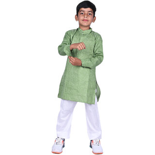 Kid Kupboard Cotton Boys Kurta and Pyjama Set, Multicolor, Full-Sleeves, 7-8 Years KIDS6886 Kid Kupboard Cotton Boys Kurta and Pyjama Set, Multicolor, Full-Sleeves, 7-8 Years KIDS6886
