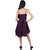 Kid Kupboard Cotton Women's A-Line Dress, Purple, Sleeveless, Large KIDS6933