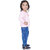Kid Kupboard Cotton Baby Girls Sweatshirt, Light Pink, Full-Sleeves, 3-4 Years KIDS6930