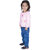 Kid Kupboard Cotton Baby Girls Sweatshirt, Light Pink, Full-Sleeves, 3-4 Years KIDS6930