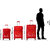 Salsa Plus 58 cm, 68cm  78cm - Soft Luggage Trolley Bags Combo Set 3 - Soft Spinner Wheels Cabin and  Check-In Size Tro