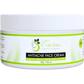 COCOBEE Anti-Acne Face Cream Pack of 1 Delicate Smooth Shine Pores Neem for Acne Control COCOBEE Anti-Acne Face Cream Pack of 1 Delicate Smooth Shine Pores Neem for Acne Control
