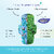 BLISSNATURAL Organic Sanitary Pads For Women  Jumbo Pack  Size - XXL  Pack Of 30 Pads