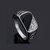 Classic Men's Punk Black Square Fashion Men's Ring Surface Classic Pattern Fashion Silver Plated Ring Size 6-12
