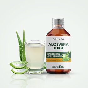 Ayuvya Aloevera Juice with 100 Pure Aloevera, Natural Immunity Supporter  Helps in Promoting Skin Health