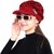Minha Women's Girls' Wool Visor Beanie Cap (Free Size) | Stylish and Warm Winter Hat - Assorted Color