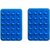 Mystick Sticky Phone Stand Silicone Suction Phone Case Mount, Content Creator Essentials, Hands-Free Mobile Accessory Holder Grip Blue Color (Pack of 2)