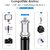 Digimate 6 Feet Height Adjustable Aluminum Alloy Portable Light Stand for Ring Light Tripod Ball Head  (Black, Supports)