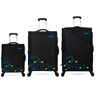 Timus Flash Plus Stylish Cabin  Check In Trolley Luggage Combo Set 358cm,68cm,78cm Expandable Cabin  Check-in