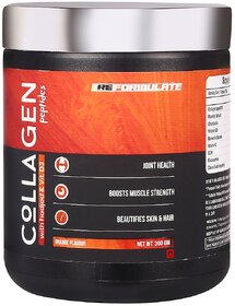 Reformulate I Colla Gen Powder Peptides With Hadjod  Vitamin D3 I Joint Health I Boosts Muscle Strength I Beautifies Skin  Hair I Orange I 300 GM