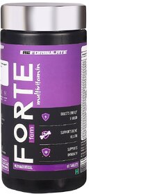 Reformulate I Forte I Fem I Multivitamin I Boosts Energy  Mood I Supports Bone Health I Supports Immunity I Nutraceutical I 60 Tablets