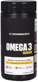 Reformulate I Omega3 Fish Oil I Support Heart Health I Support Immune Strength I Support Bone Health I Nutraceutical I 90 Softgels