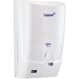 Liv-Pure Glitz Pure UV+UF Water Purifier with 7L Tank Capacity  Ideal for Municipal Water