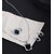 Stunning Blue Stone Pendant Set Ring/Earrings with American Diamond Halo