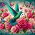 FIYO Bird DIY 5D Diamond Painting Full Drill with Number Kits Home and Kitchen Fashion Mosaic Diamond Painting Canvas Wall Decoration Gift Crafts for Adults and Kids(Size:Full Round 25x25/30x30/40x40/50x50cm)(Full Square 30x30/40x40/50x50m)