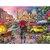Full Square/Round Drill 5D DIY Diamond Painting Lovers In The Rain Diamond Embroidery Cross Stitch Rhinestones Decor Home
