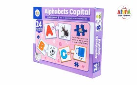 Neelam  toys and Games Alyna Educational and Learning Set of 24 Self correcting 2-Piece Jigsaw Puzzles  (48 Pieces)