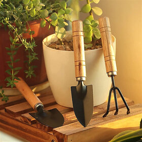 Antiq World Gardening Tools, Garden Tools, (Trowel, Hand Cultivator, Garden Fork), Home Gardening Tools,