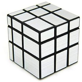 Electro Cloud Mirror Magic Cube for Stress Relief  Silver Colour - 6 x 6 x 6 cm