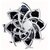 Car Air Freshener Spinning Spider Design For Car Aromatherapy Vent Clips Car Interior Decoration Charm Creative Fragrance Car Vent Diffuser (Silver)