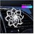 ElectroCloude Car Air Freshener Spinning Spider Design For Car Aromatherapy Vent Clips Car Interior Decoration Charm Creative Fragrance Car Vent Diffuser (White)