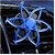 ElectroCloude Car Air Freshener Spinning Spider Design For Car Aromatherapy Vent Clips Car Interior Decoration Charm Creative Fragrance Car Vent Diffuser (Blue)