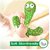 Electrocloud Singing and Dancing Cactus Toy with Music Lights and USB Cable Green