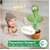 Electrocloud Singing and Dancing Cactus Toy with Music Lights and USB Cable Green