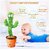 Electrocloud Singing and Dancing Cactus Toy with Music Lights and USB Cable Green