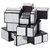 Electro Cloud Mirror Magic Cube for Stress Relief  Silver Colour - 6 x 6 x 6 cm