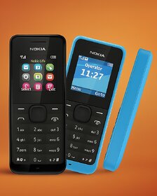 (Refurbished) Nokia 105 (Single SIM, 1.7 Inch Display) - Superb Condition, Like New