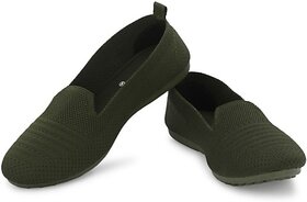 Cogs Slip On Sneakers For Women (Olive)