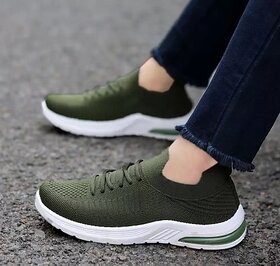 Cogs Excellent Comfortable Casual Stylish Casuals Shoes For Women (Olive)