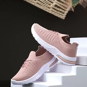 Cogs Excellent Comfortable Casual Stylish Casuals Shoes For Women (Pink)