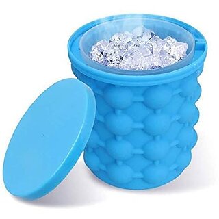                       Electro Cloud Silicone Ice Cube Maker | The Innovation Space Saving Ice Cube Maker | Ice Cube Bucket                                              