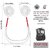 Electro Cloud Personal Portable Hanging Neck Fan USB Gadgets Rechargeable Wearable Neckband Face Fan for Kitchen Cooking Strong Airflow Quiet Operation (3 Speeds) (Assorted)