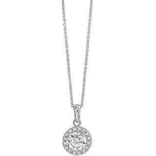                       Radiant American Diamond Halo with Center Zircon Stone Spark and Charm for Women Girl                                              
