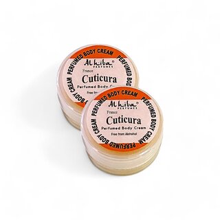Al Hiba Cuticura Premium Long Lasting Body Perfumed Cream - Pack Of 2 (10gm) Al Hiba Cuticura Premium Long Lasting Body Perfumed Cream - Pack Of 2 (10gm)