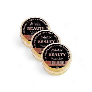 Al Hiba Beauty Premium Long Lasting Body Perfumed Cream - Pack Of 3 (10gm) Al Hiba Beauty Premium Long Lasting Body Perfumed Cream - Pack Of 3 (10gm)