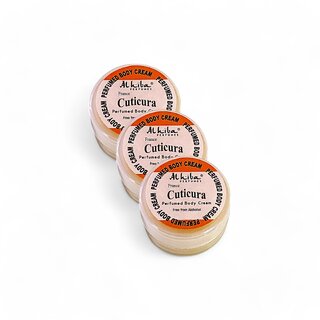 Al Hiba Cuticura Premium Long Lasting Body Perfumed Cream - Pack Of 3 (10gm) Al Hiba Cuticura Premium Long Lasting Body Perfumed Cream - Pack Of 3 (10gm)