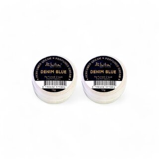                       Al Hiba Denim Blue Perfumed Body Cream - 10g (Pack Of 2)                                              