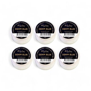 Al Hiba Denim Blue Perfumed Body Cream - 10g (Pack Of 6) Al Hiba Denim Blue Perfumed Body Cream - 10g (Pack Of 6)