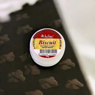 Al Hiba Biscuit Scented Long-Lasting Body Cream - 10gm Al Hiba Biscuit Scented Long-Lasting Body Cream - 10gm